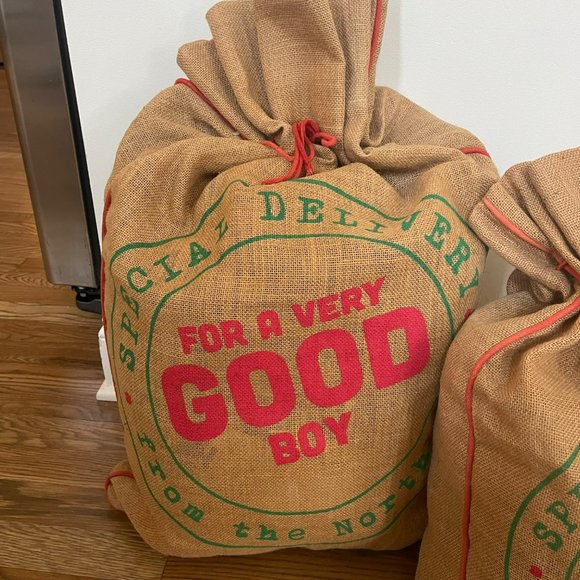 Christmas Decor Santa Bags - Super Cute! Seasonal Holiday Decor - Picture 4 of 7